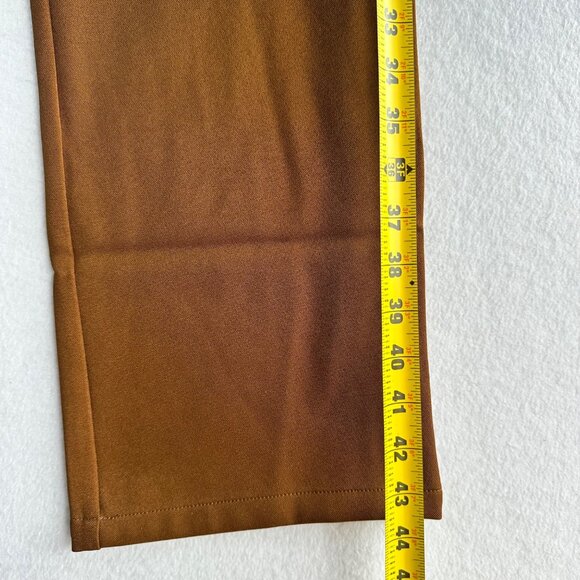 Remi x Revolve Pants Womens Medium Brown Danielle Belted Preppy Chic Lagenlook - Picture 7 of 12